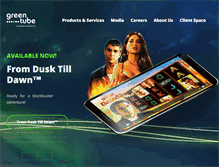Tablet Screenshot of greentube.com